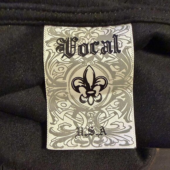 Vocal USA Black Fringe Cami Top | Size Large | Festival Boho Camisole | Western - Picture 5 of 7